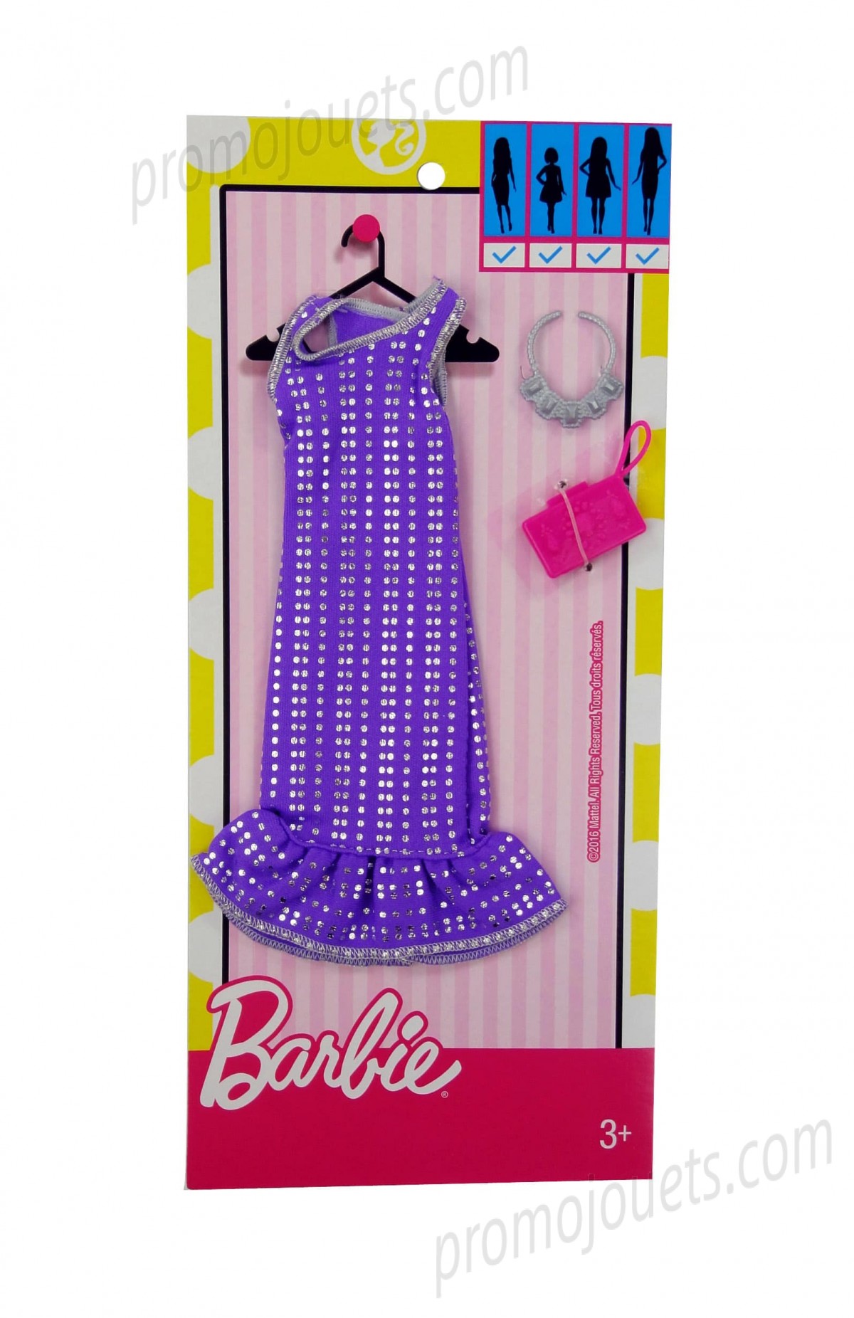 Barbie - Robe de soirée et accessoires Plus Bas Prix De Vente - -2